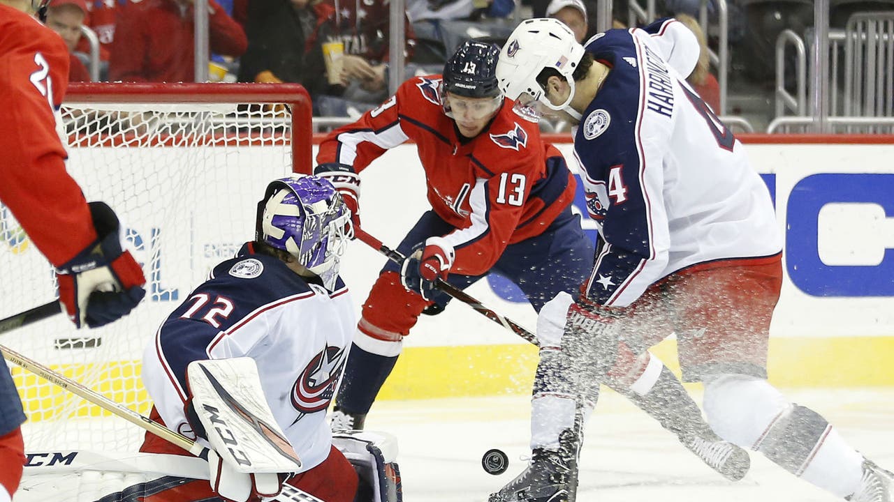 Power play and Bobrovsky shine as Blue Jackets beat Capitals, 2-1